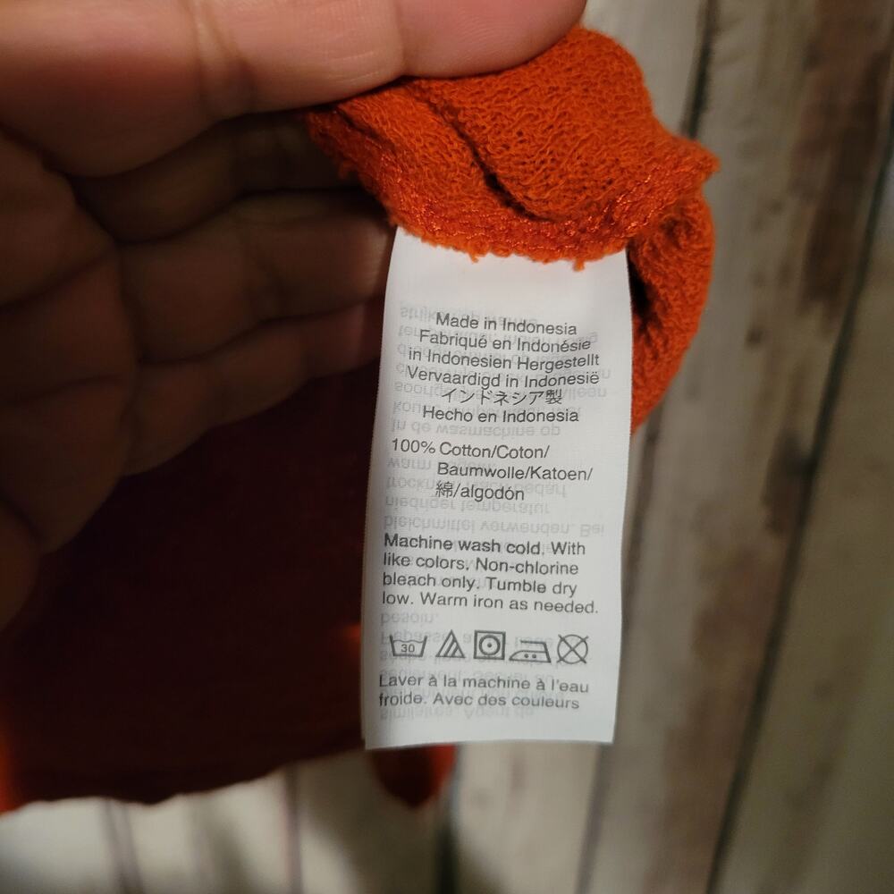 Madewell Texture Thread Top - Size Small - Rust C… - image 6